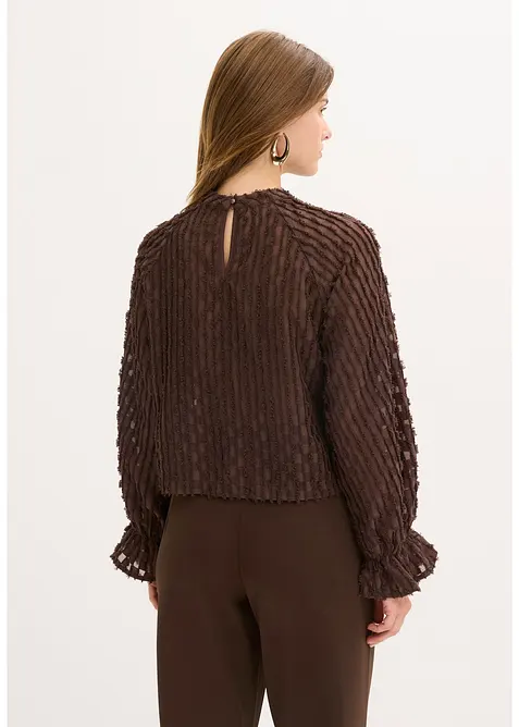 Blouse van gestructureerd materiaal, bonprix