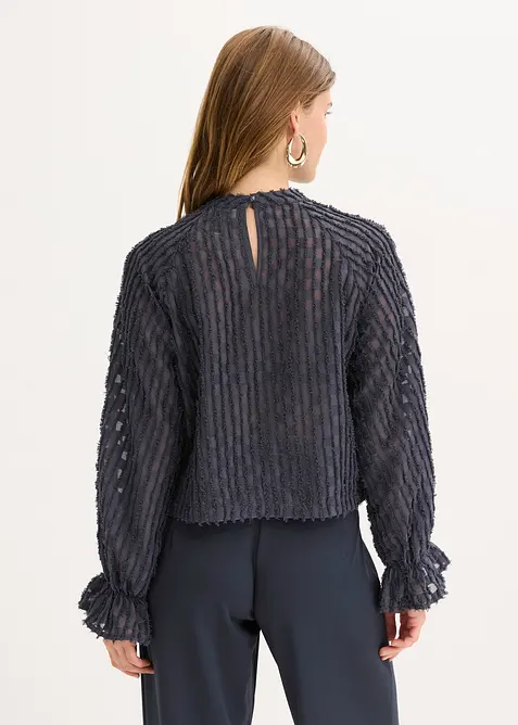 Blouse van gestructureerd materiaal, bonprix