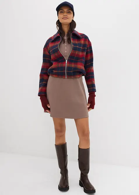 Jurk in een elastische katoenmix, bonprix