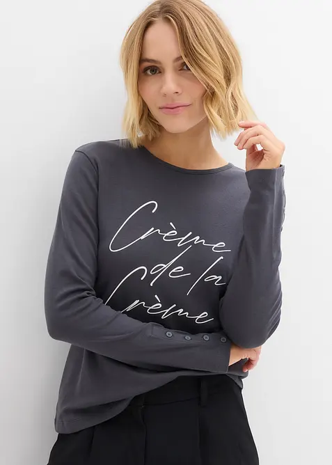 Longsleeve van katoen, bonprix