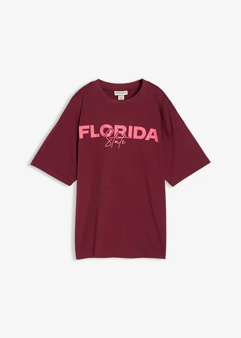 Oversized T-shirt van puur biologisch katoen, bonprix