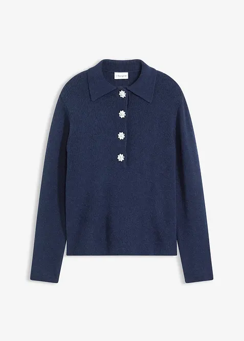 Polo-trui met wol, bonprix