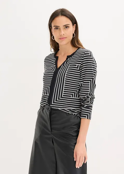 Longsleeve van viscose, bonprix