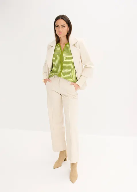 Longsleeve van viscose, bonprix