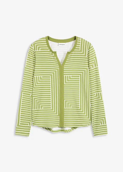 Longsleeve van viscose, bonprix