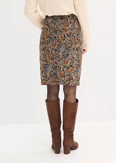 Stretch rok met katoen, bonprix