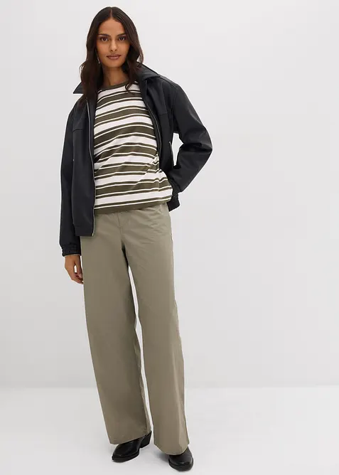 Oversized longsleeve van puur katoen, bonprix