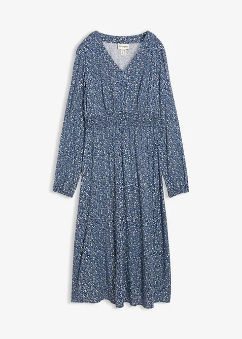 Midi jurk van soepele viscose, bonprix