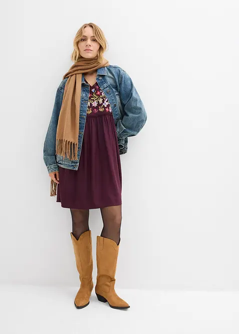 Tuniekjurk van soepele viscose, bonprix