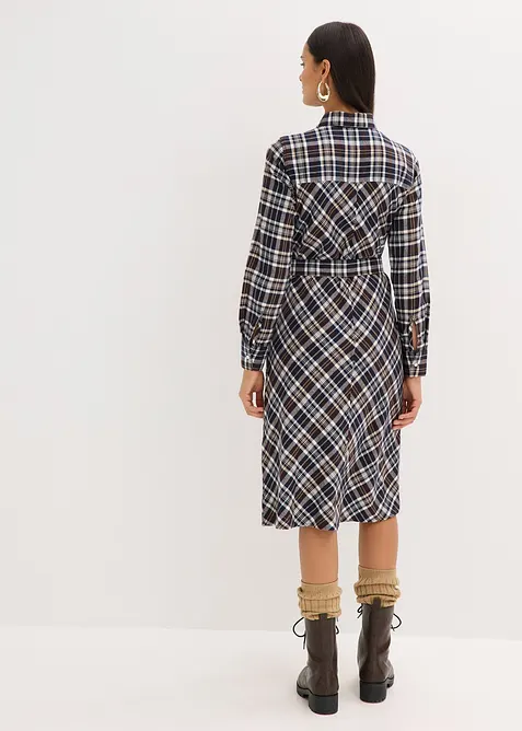 Overhemdjurk van zacht flanel, bonprix