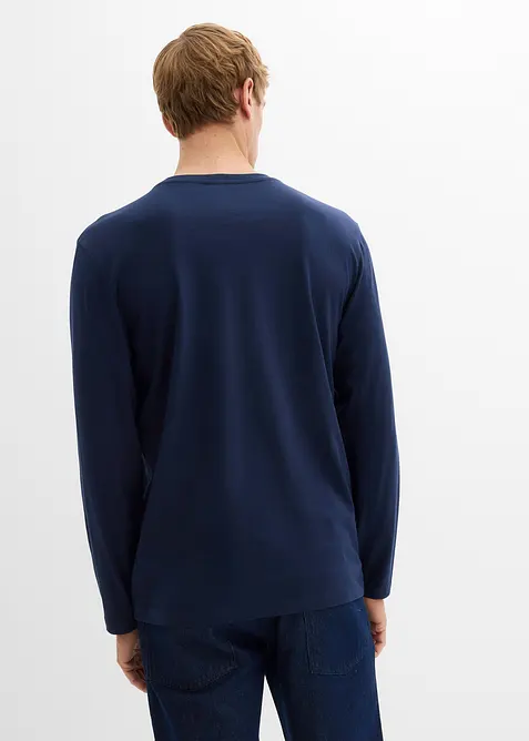 Longsleeve van biologisch katoen (set van 2), bonprix