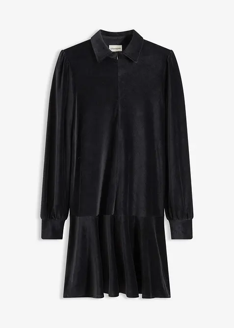 Korte jurk van corduroy, bonprix