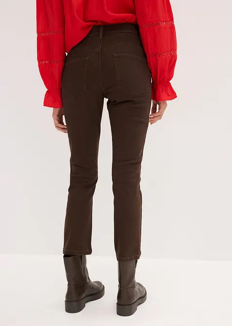 Twill broek van elastische katoenmix, bonprix