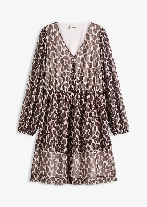 Tuniekjurk van zacht mesh, bonprix