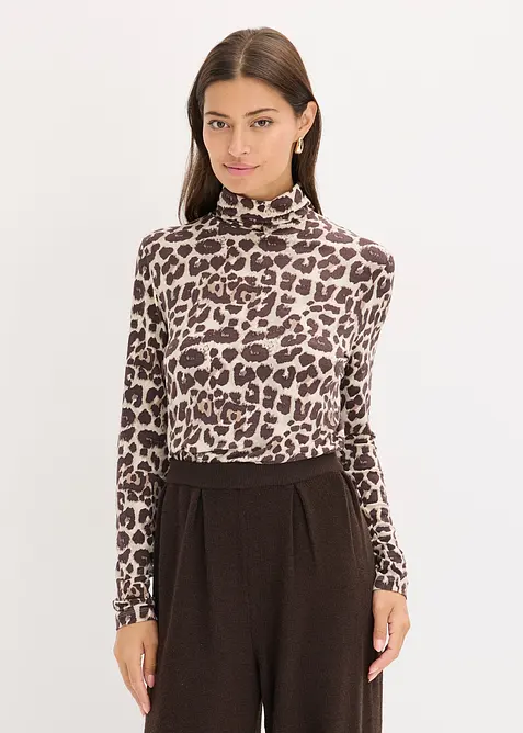 Longsleeve in een zachte viscosemix, bonprix