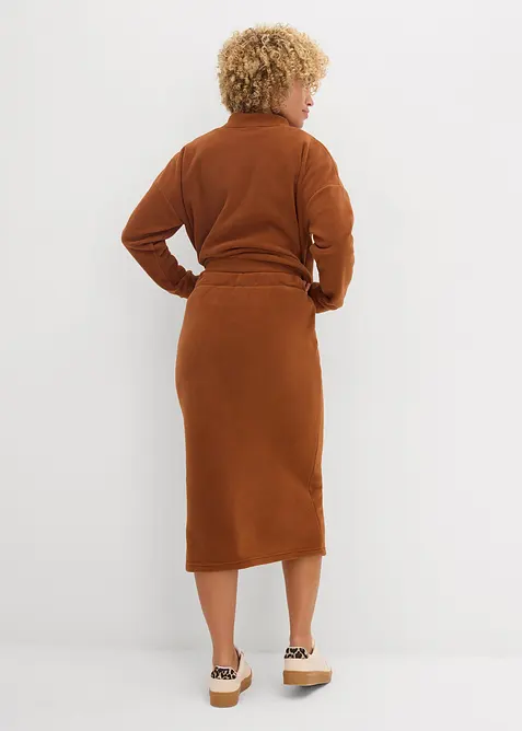 Midirok van polar fleece, bonprix