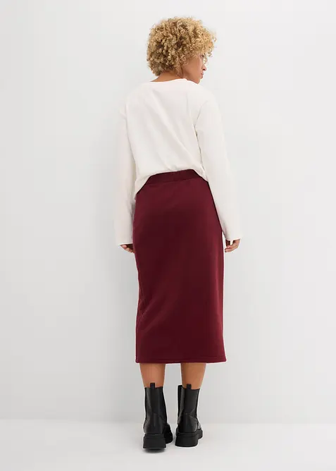 Midirok van polar fleece, bonprix