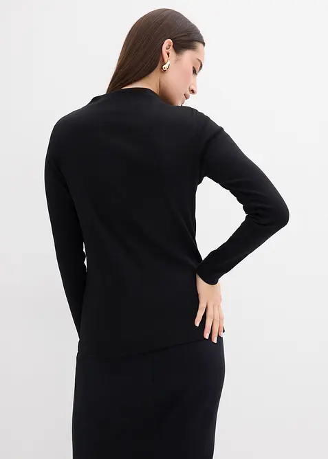 Geribde longsleeve, bonprix