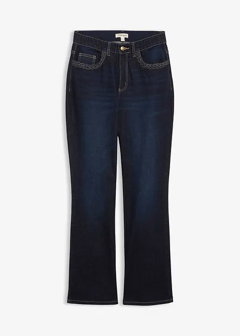 Straight jeans high waist met zakdetails, bonprix