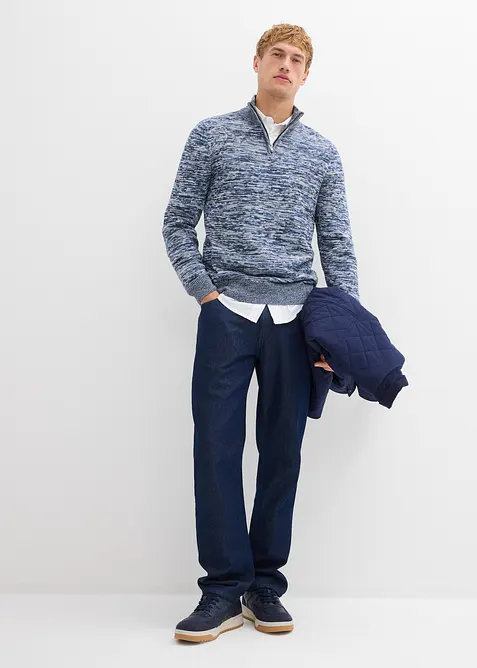 gemêleerde schipperstrui van zachte katoenmix, bonprix