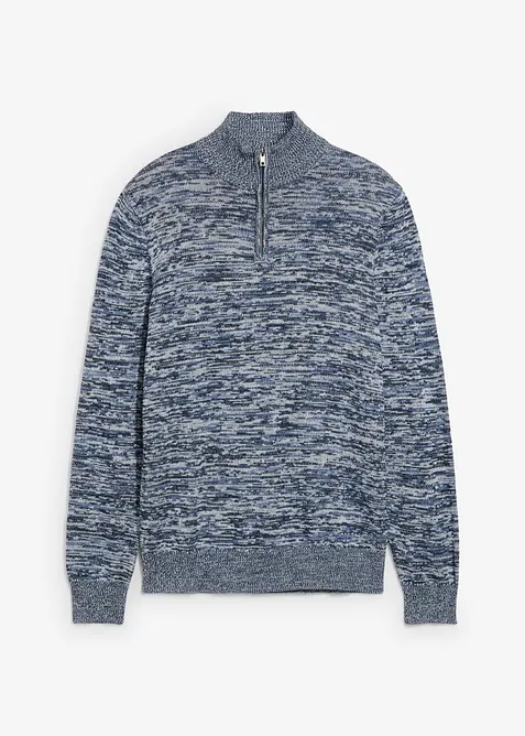 gemêleerde schipperstrui van zachte katoenmix, bonprix