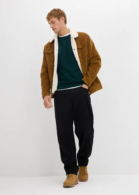 Fijn gebreide trui, bonprix