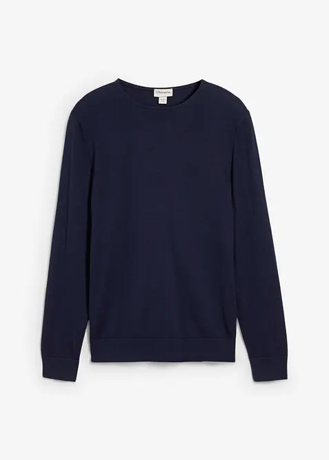 Fijngebreide trui met prachtige merinowol, bonprix