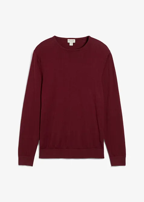 Fijngebreide trui met prachtige merinowol, bonprix