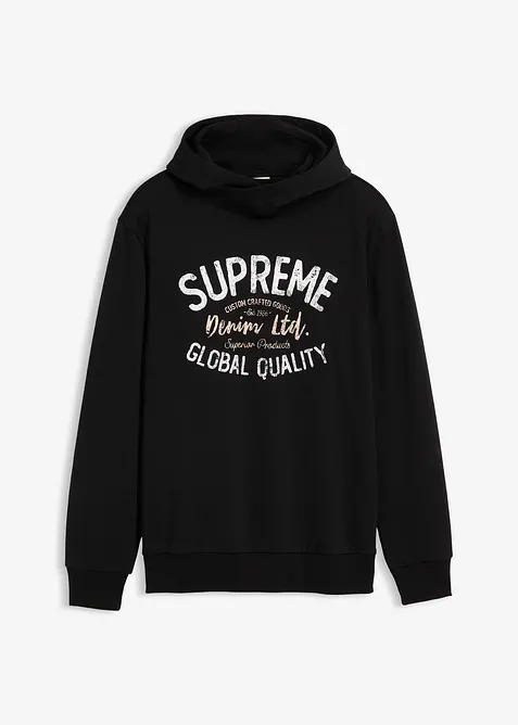 Hoodie in een zachte katoenmix, bonprix