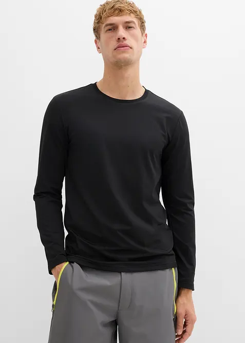 Thermoshirt met lange mouwen, slim fit (set van 2), bonprix
