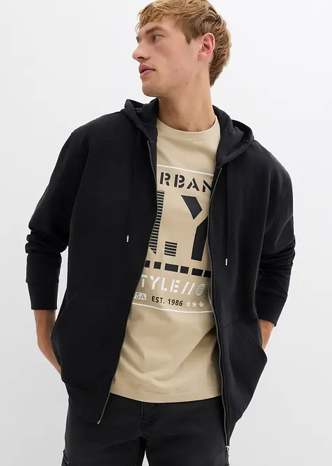 Hoodie van puur katoen, bonprix