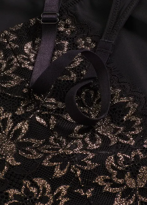 Licht corrigerende body met glanseffect, bonprix