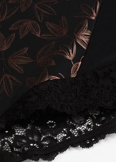 Sterk corrigerende high waist slip met glanseffect, bonprix