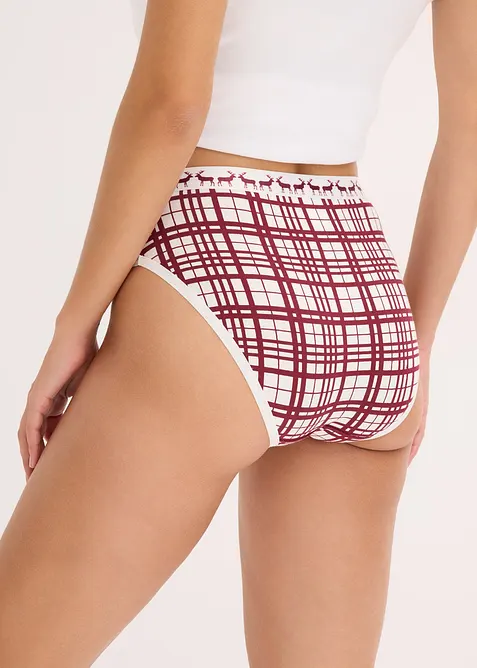 Maxislip met katoen (set van 4), bonprix