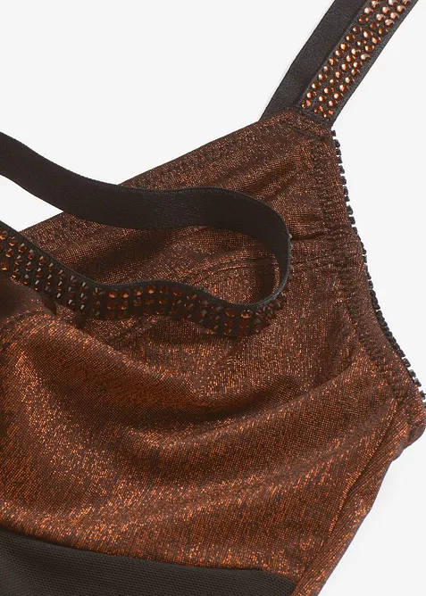 Medium corrigerende body met glanseffect, bonprix