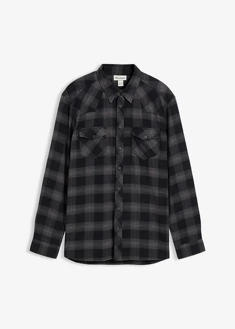 Flanellen overhemd van puur katoen, bonprix