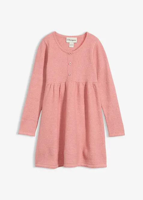 Gebreide jurk met decoratieve knoopsluiting, bonprix