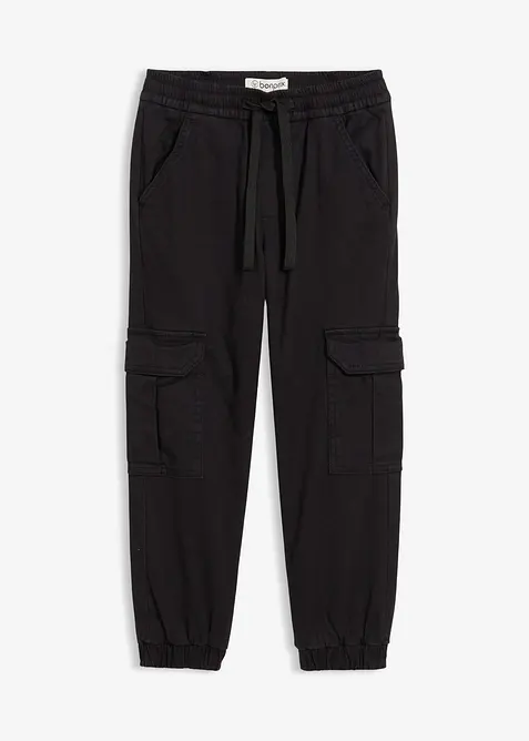 Thermo Regular Fit cargo broek met jersey voering, bonprix