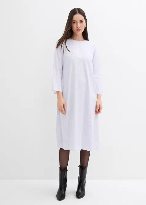 Gebloemde midi jurk van viscose, bonprix