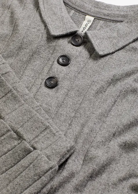 Oversized huispak van zacht ribmateriaal, bonprix