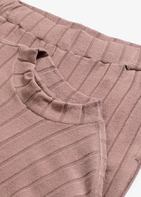 Oversized huispak van zacht ribmateriaal, bonprix