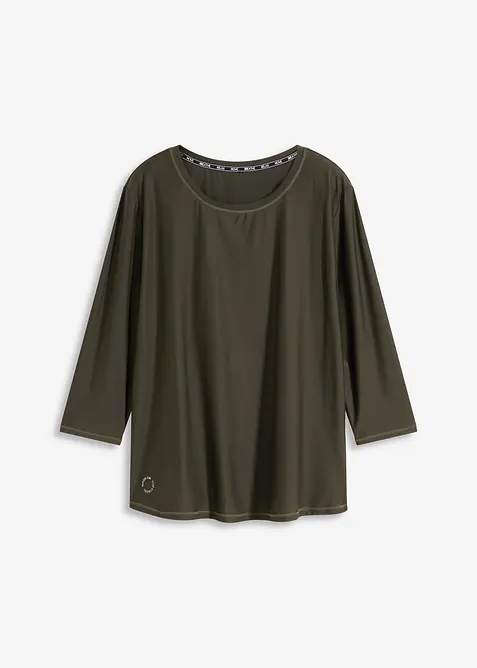 Ultrasoft outdoor shirt met ¾ mouwen, sneldrogend, bonprix