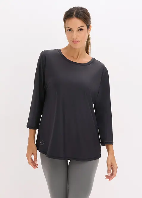 Ultrasoft outdoor shirt met ¾ mouwen, sneldrogend, bonprix
