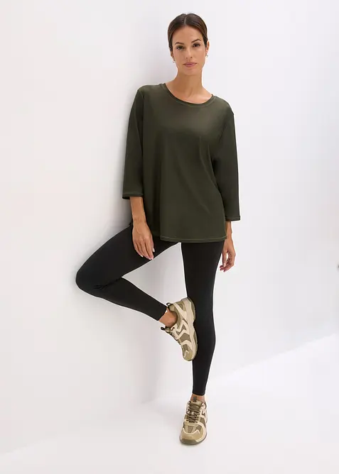 Ultrasoft outdoor shirt met ¾ mouwen, sneldrogend, bonprix