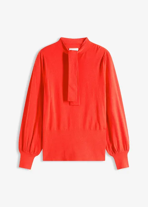 Fijngebreide trui in een zachte viscosemix, bonprix