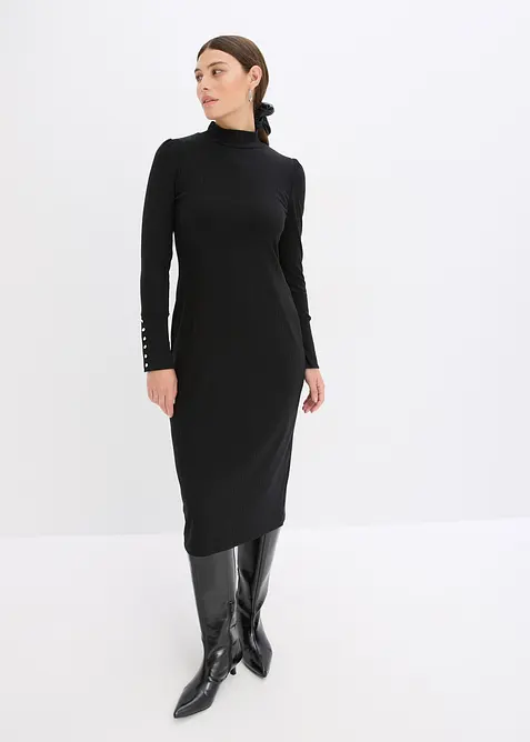 Jersey jurk in een viscosemix, bonprix