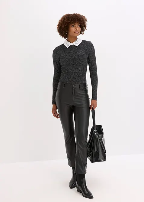 Longsleeve in een katoenmix, bonprix