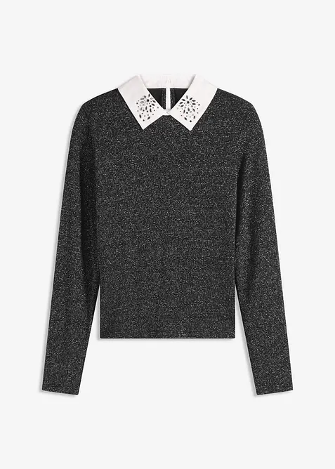 Longsleeve in een katoenmix, bonprix