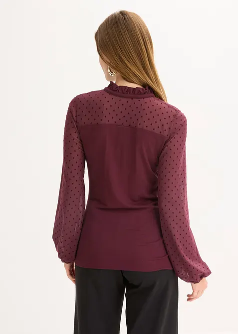 Longsleeve in een viscosemix, bonprix