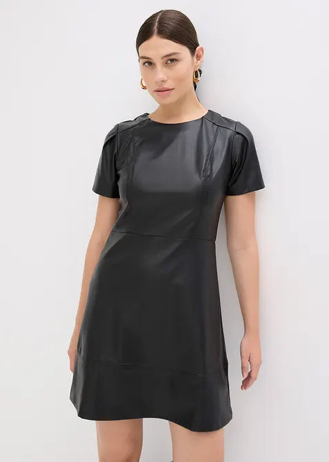 Imitatieleren jurk, bonprix